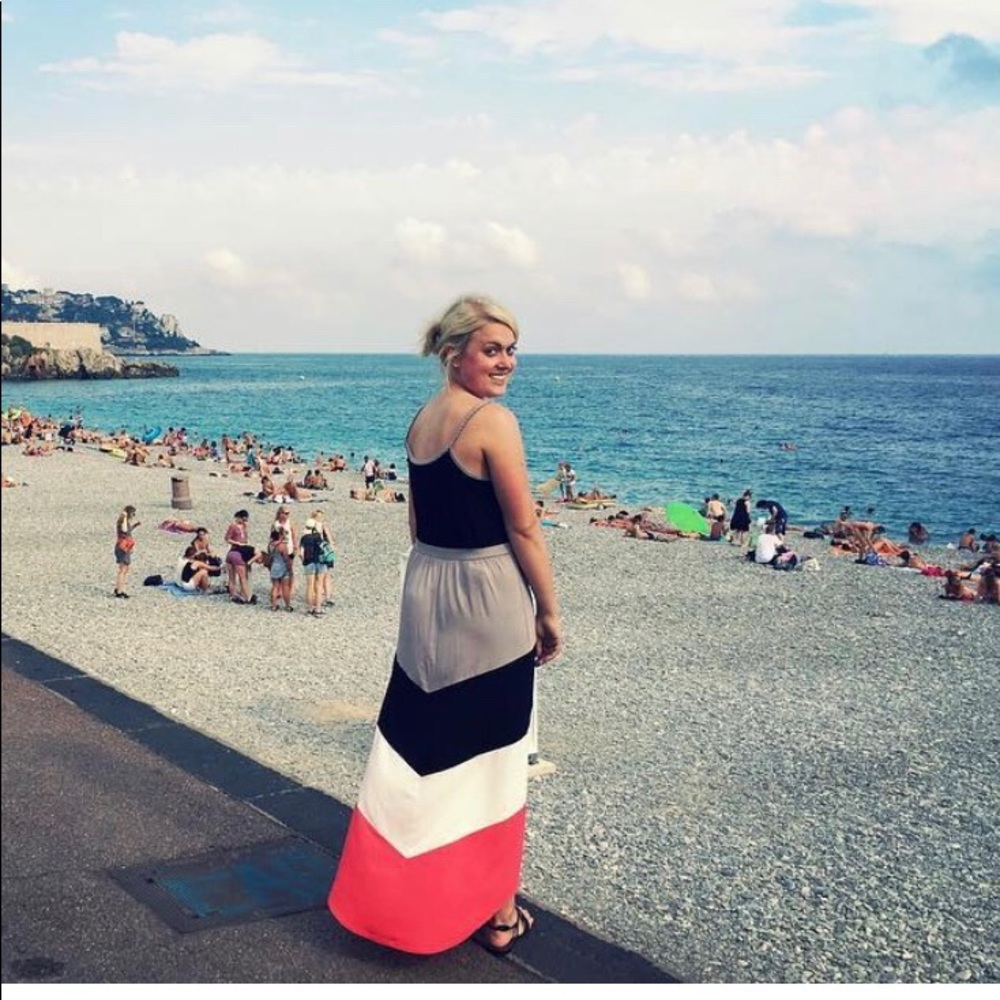 Red white and blue dress
